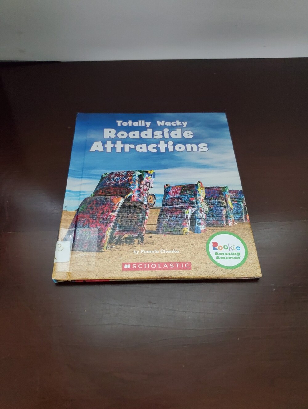 Scholastic Totally Wacky Roadside Attractions Book - Blue Cover